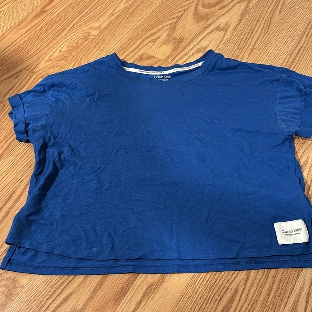 Calvin Klein performance tee shirt- dark royal blue